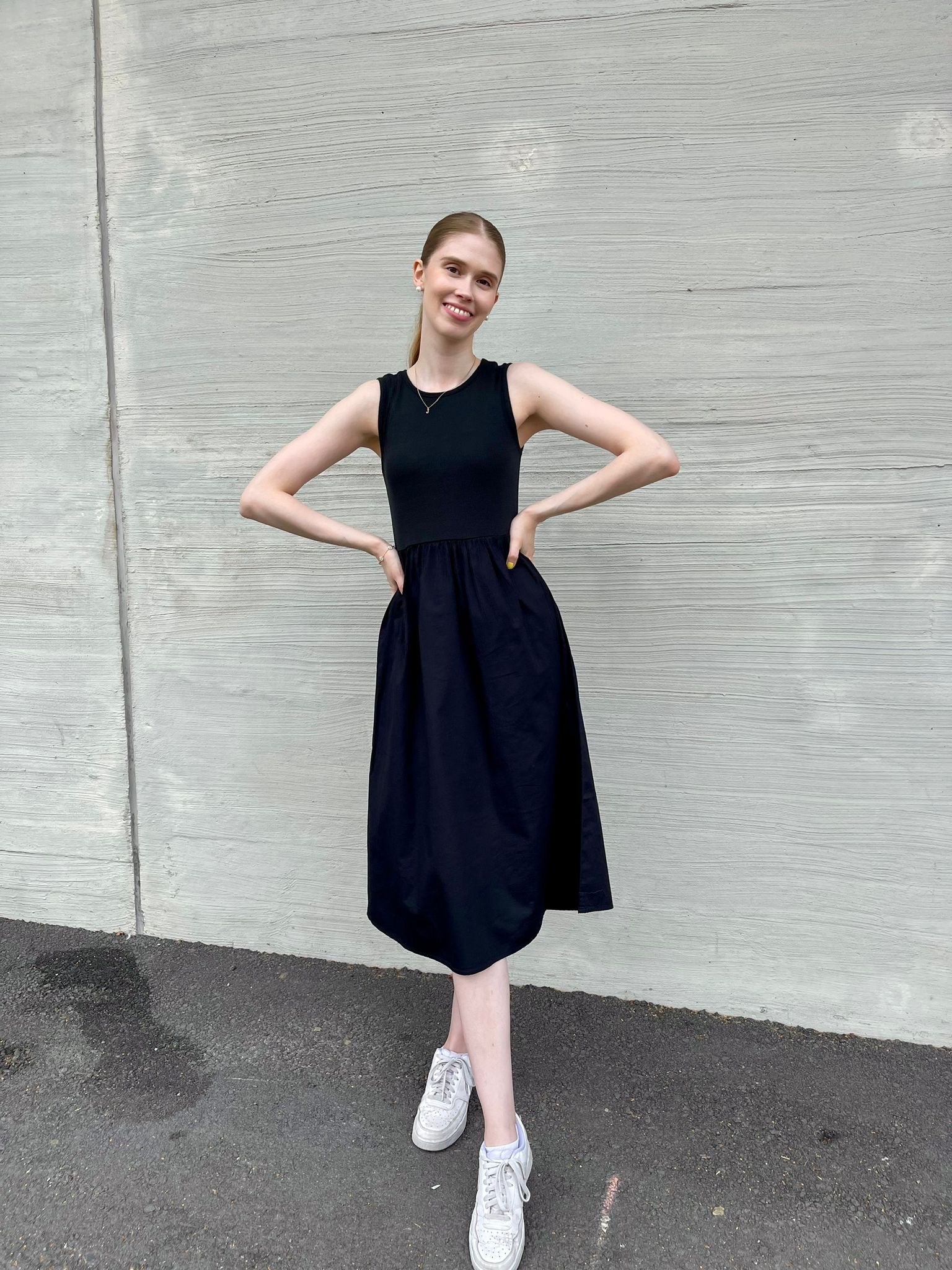 PCJONYA Midi Dress - Black